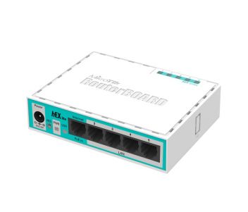 Маршрутизатор MikroTik hEX lite (RB750r2) 5-портовый