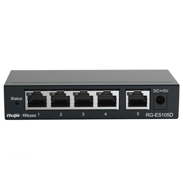 Комутатор 5 портів некерований Ruijie Reyee RG-ES105D