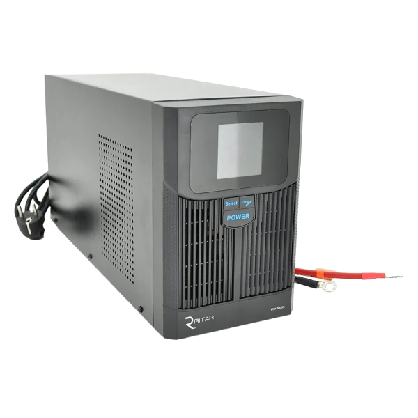 ДБЖ з правильною синусоїдою під зовнішній АКБ RITAR RTSW-1500 LCD 1500VA 24В
