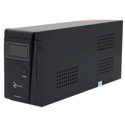 Джерело безперебійного живлення під акумулятор Ritar RTSW-600ND12 LCD 600ВA 12В с правильной синусоидой