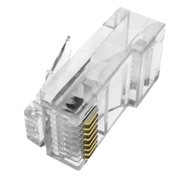 Конектор (100 шт/уп.) Merlion RJ-45 8P8C UTP Cat-5 Q100 Brown