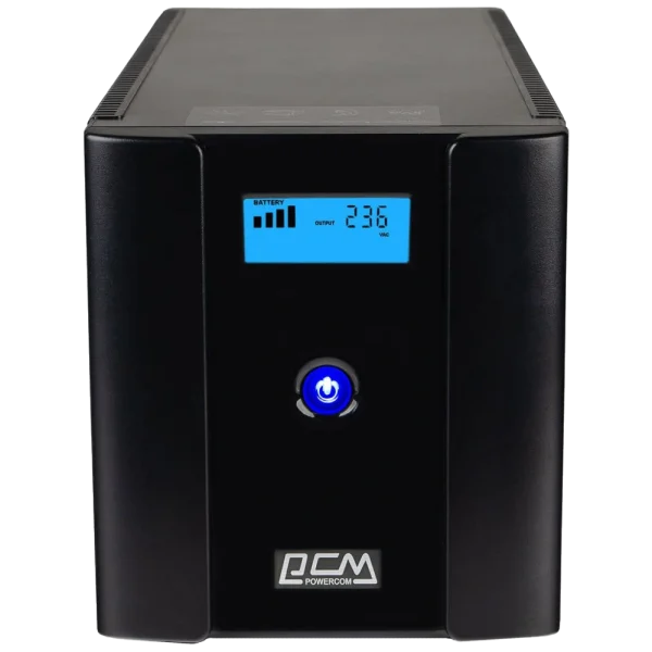 Джерело безперебійного живлення Powercom RPT-1500AP LCD Schuko
