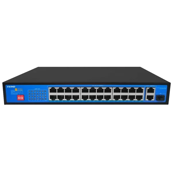Комутатор 27 портів некерований Ewind EW-S1927CF-AP PoE