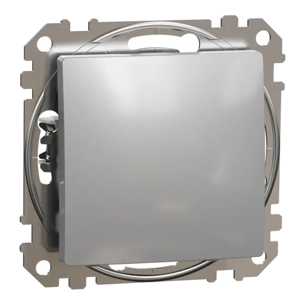 Вимикач Schneider Electric SDD113101 Sedna Design & Elements 1-клавишный алюминий