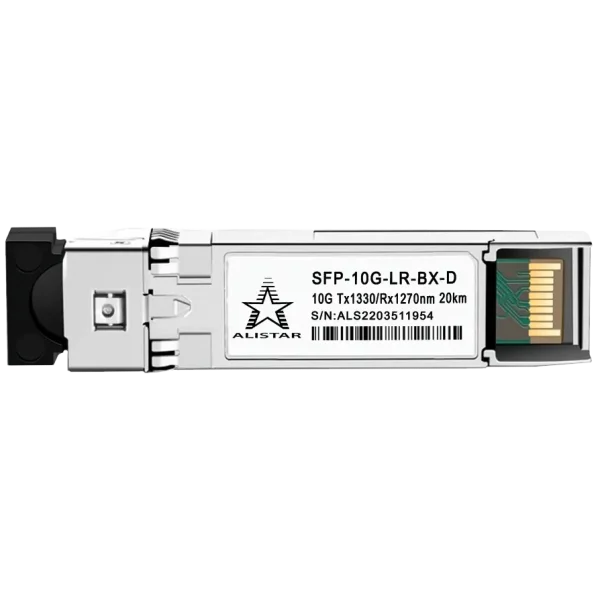 Модуль ALISTAR SFP-10G-LR-BX-D SFP+ 10G BASE-BX 1SM WDM LC 20KM TX1330/RX1270nm DOM
