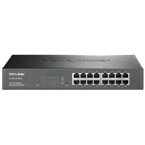 Комутатор 16 портів керований TP-LINK TL-SG1016DE 1000М