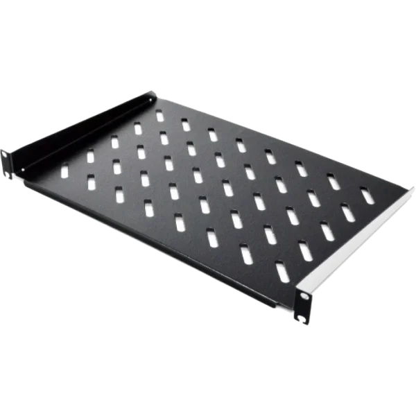 Полиця консольна чорна 19" 1U 250мм