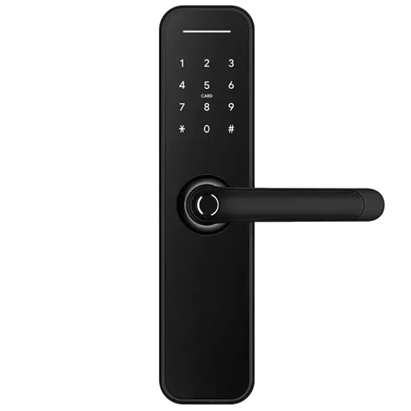 Розумний дверний біометричний замок SEVEN LOCK SL-7766BF black (без врізної частини)