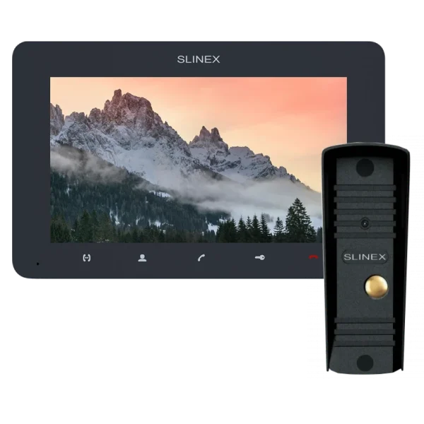 Комплект Slinex SM-07MHD графит + панель ML-16HD черный
