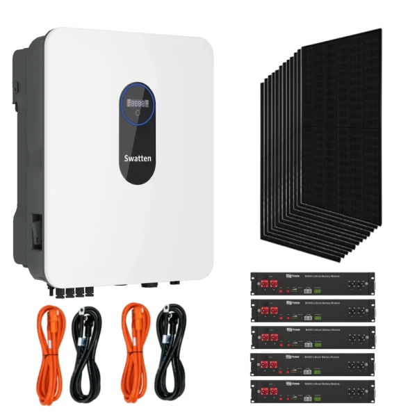 Автономна система живлення 1 фаза 6кВт 12кВт • год СП 9,4 кВт SWATTEN + Dyness