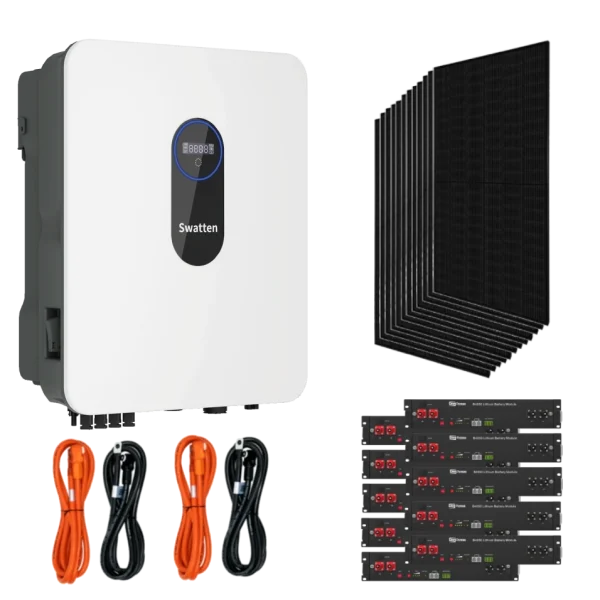 Автономна система живлення 1 фаза 6кВт 24кВт • год СП 9,4 кВт SWATTEN + Dyness