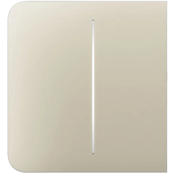 Бічна кнопка для двоклавішного вимикача Ajax SideButton (2-gang) [55] ivory кнопка