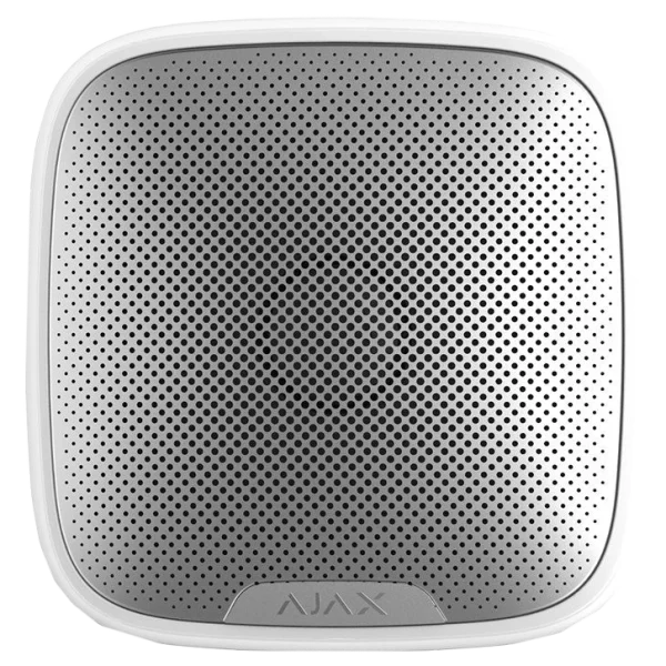 Дротова вулична сирена Ajax StreetSiren Fibra white