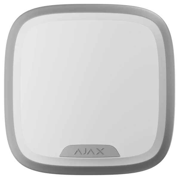 Бездротова вулична сирена Ajax Superior StreetSiren Plus Jeweller ASP white