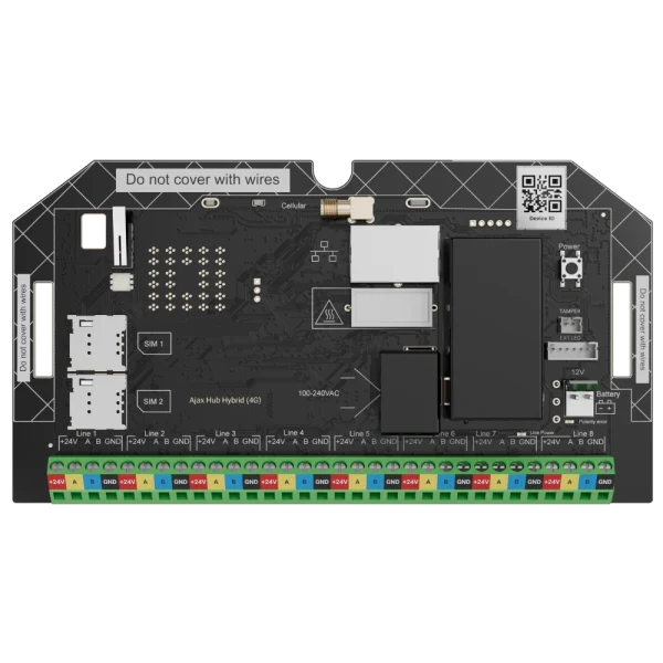 Охоронна централь Ajax Superior Hub Hybrid (4G) (without casing)