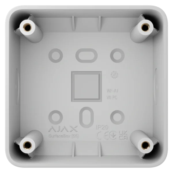 Монтажна коробка Ajax SurfaceMounting box white