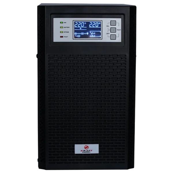 Джерело безперебійного живлення Kraft KRF-T3000VA/2400W(LCD) Pro Online