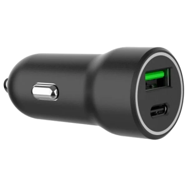 Зарядний пристрій автомобільний Gembird TA-UC-A2PDQC20-CAR-01