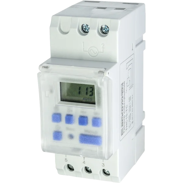 Таймер тижневий електронний з прозорою кришкою Аско THC15-TC