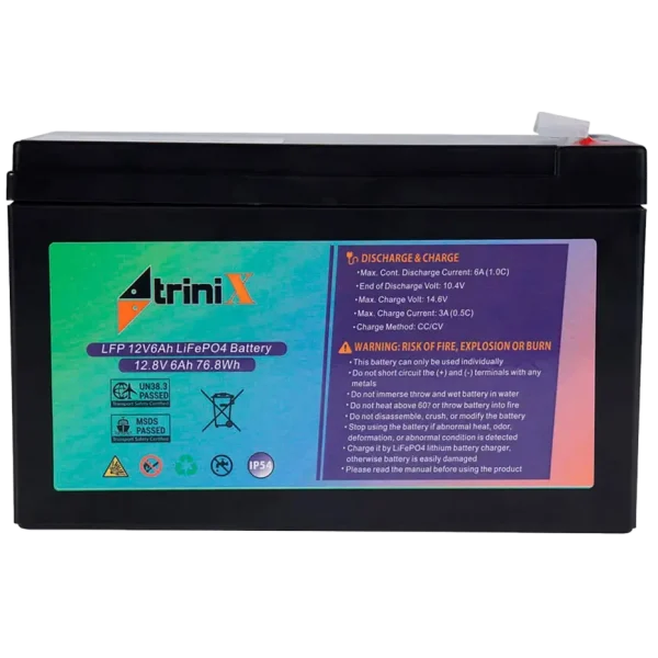 Акумуляторна батарея TRINIX LFP 12V6Ah LiFePo4