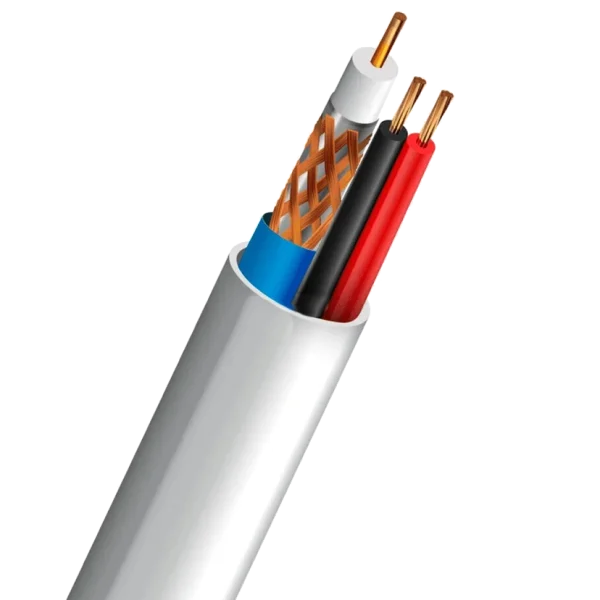 Коаксіальний комбінований кабель “OS”структура Trinix RG-59+2*0,5