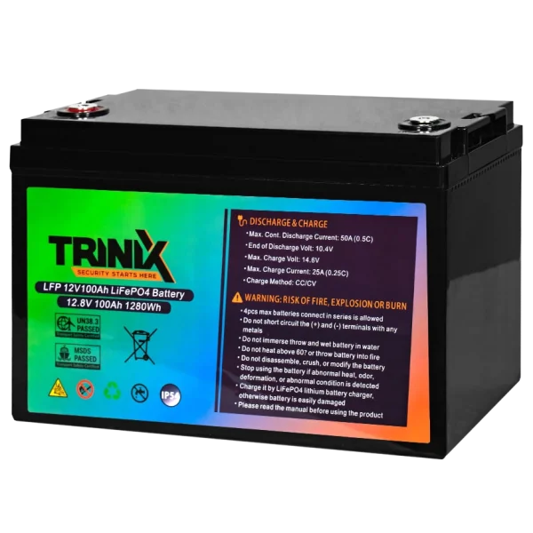Акумуляторна батарея TRINIX LiFePo4 100 Ah 12V