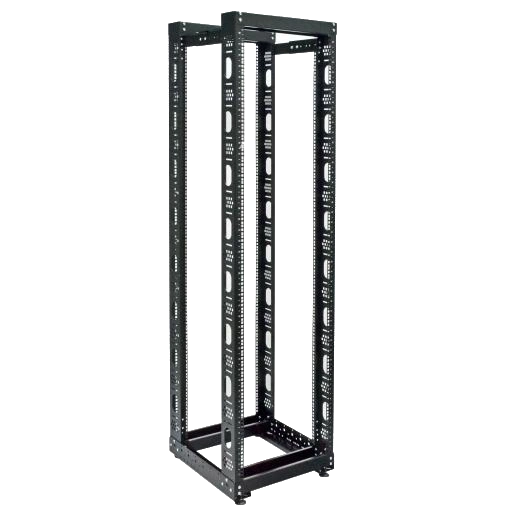 Стійка подвійна 540 мм глибина чорна 42U UA-OF42-D54-BK
