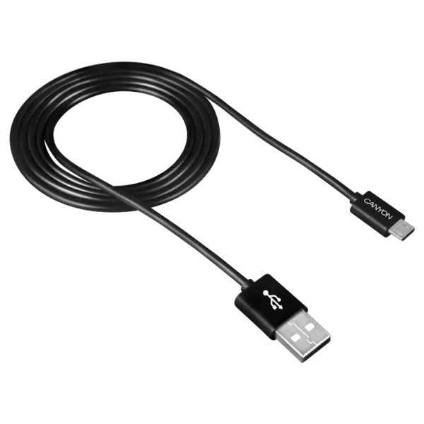 Кабель Canyon UM-1B black (Micro USB - USB 2.0) 1м