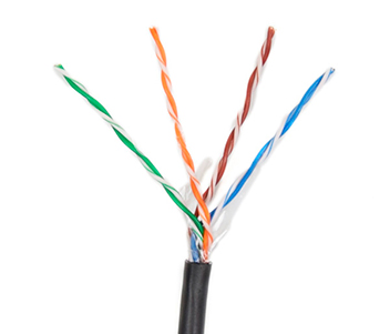 Кабель мідь (для зовнішньої прокладки) бухта 305 м 4*2*0.5-CU PE витая пара UTP