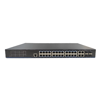 Комутатор 24 порти керований UTEPO UTP3328TS-PSB-L2 L2 PoE+
