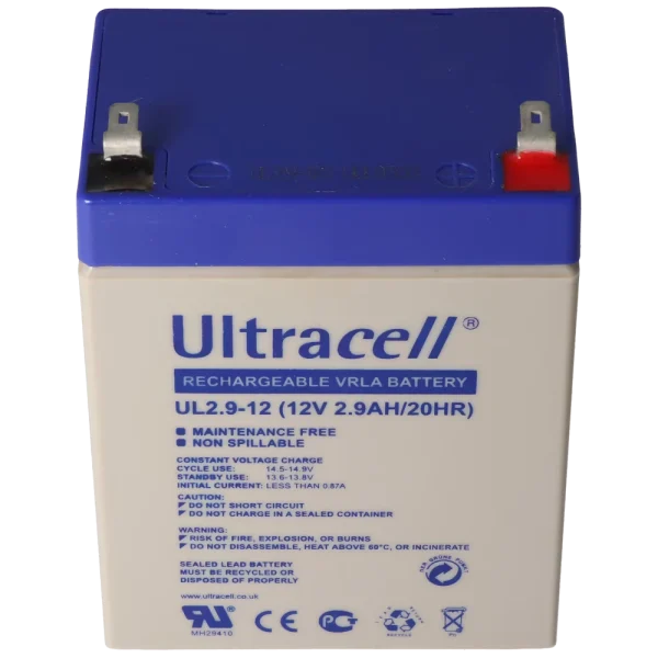 Акумуляторна батарея Ultracell UL2.9-12 AGM 12V 2,9Ah
