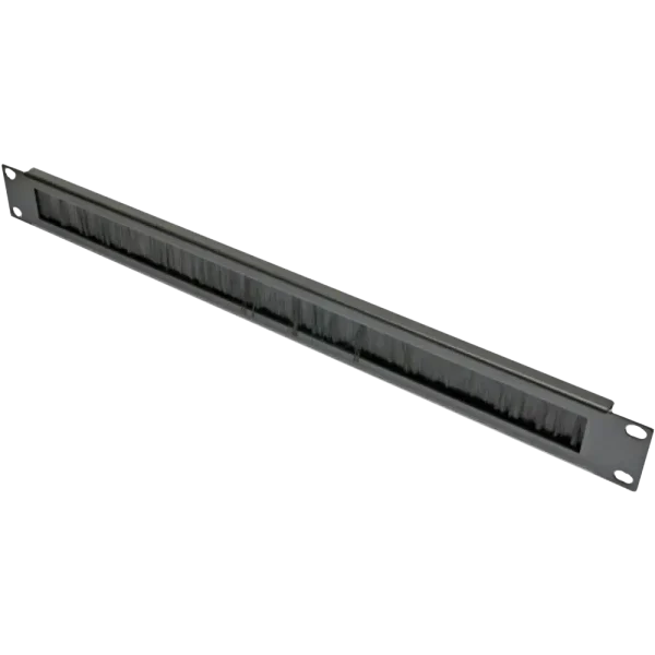 Кабельний організатор 1U зі щіткою, з каб. підтримкою, чорний, EPNew EPNew PLMN-V0801UZ