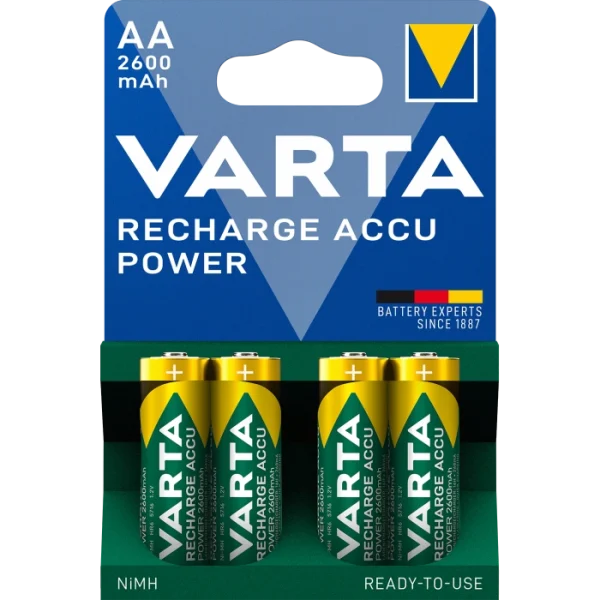 Акумулятор AA VARTA PROF ACCU 2600mAh BLI 4 NI-MH