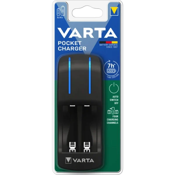 Зарядний пристрій VARTA Pocket Charger 57642 ВLI 1