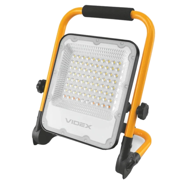 LED прожектор акумуляторний 50W 5000K 220V VIDEX PREMIUMVL-F2A-505