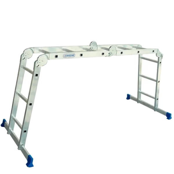 Багатофункціональні шарнірні сходи-драбинки 4x3 сходинок VIRASTAR TRANSFORMER