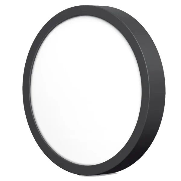 LED світильник круглий накладний VIDEX 18W 5000K Black