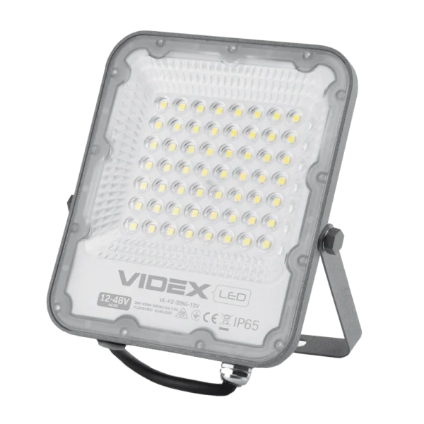 LED прожектор VIDEX PREMIUM 30W 5000K 12-48V