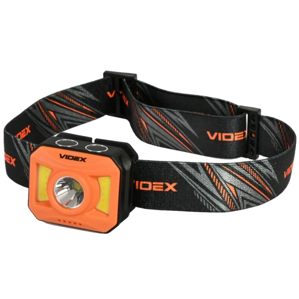 Налобний світлодіодний ліхтарик VIDEX VLF-H085-OR 400Lm 5000K