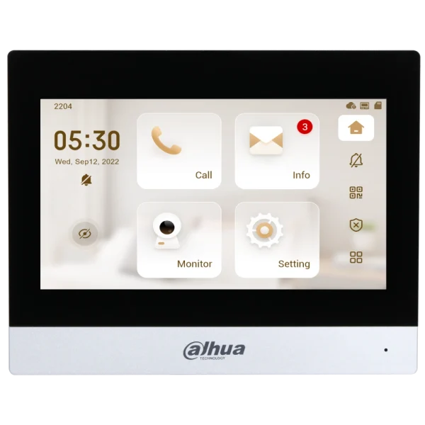 Відеодомофон Dahua DHI-VTH8621KMS-WP 7" дюймов Wi-Fi