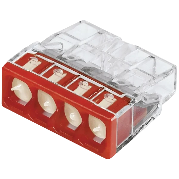 Клема Wago 2273-244 4-провода 0,5-2,5мм2 (c пастой)