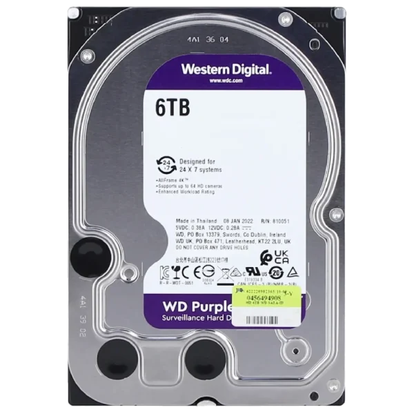 жорсткий диск Western Digital WD Purple Surveillance WD63PURU