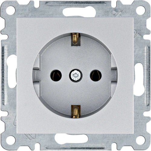 Розетка з з/к Hager Lumina WL1052 16А/230В