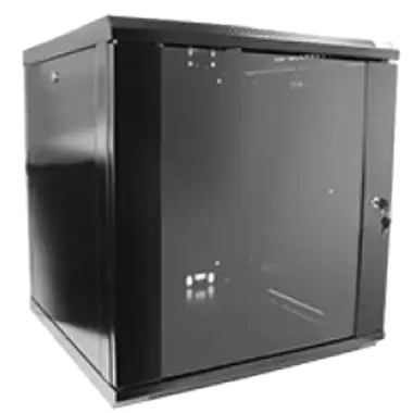 Шафа коммутаційна настінна 12U 600x450 розбірна Hypernet WMNC-12U-FLAT- BLACK