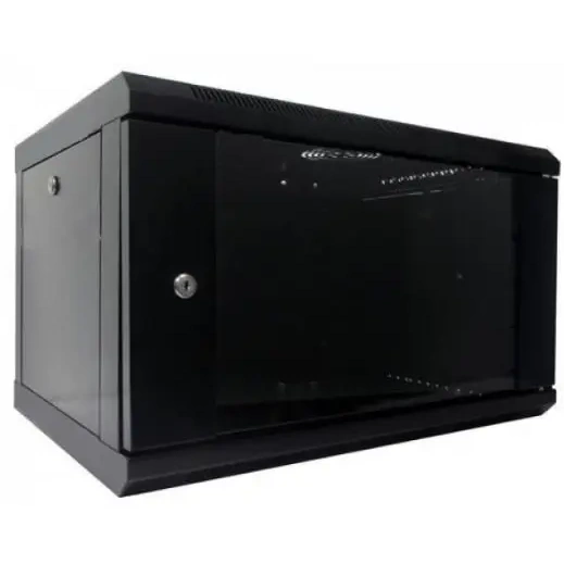 Шафа коммутаційна настінна 6U 600x450 WMNC-6U-FLAT- BLACK Hypernet 6U 600x450