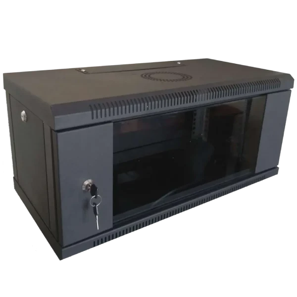 Шафа коммутаційна настінна 4U 600x450 Hypernet WMNC-4U-FLAT-BLACK