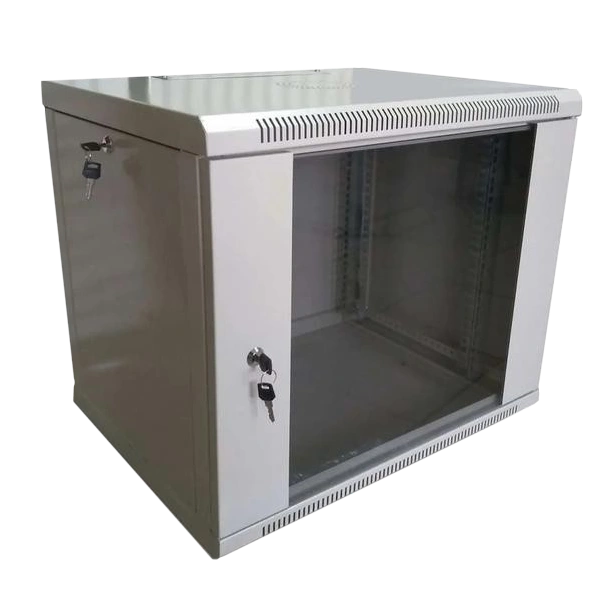 Шафа коммутаційна настінна 9U 600x600 розбірна Hypernet WMNC66-9U-FLAT-AC