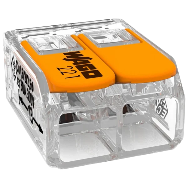 Клема Wago COMPACT 221-612 0,5-6 mm²