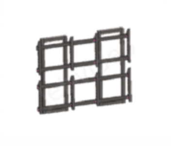 Кронштейн для відео стіни, для кріплення моніторів 2х2 Z-LB