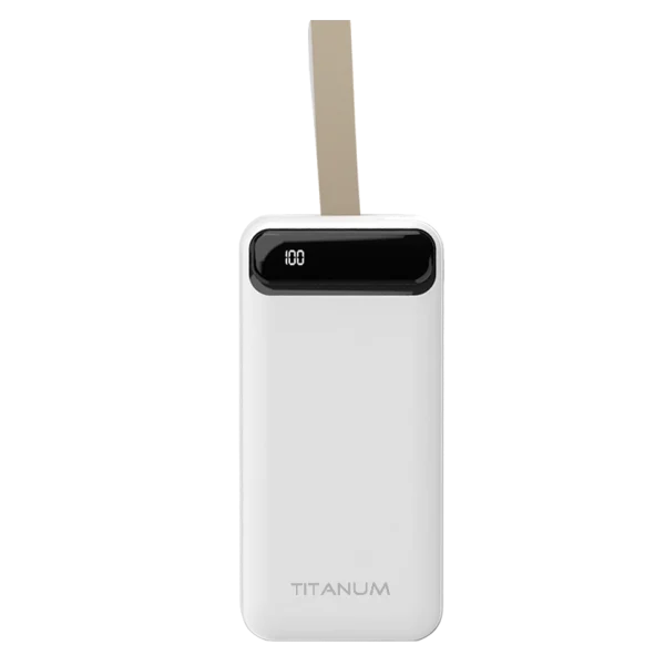 Повербанк TITANUM 741 White 50000mAh